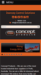 Mobile Screenshot of conceptproducts.com.au